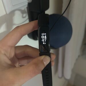 Black FitBit Tracker Watch & Chromecast TV